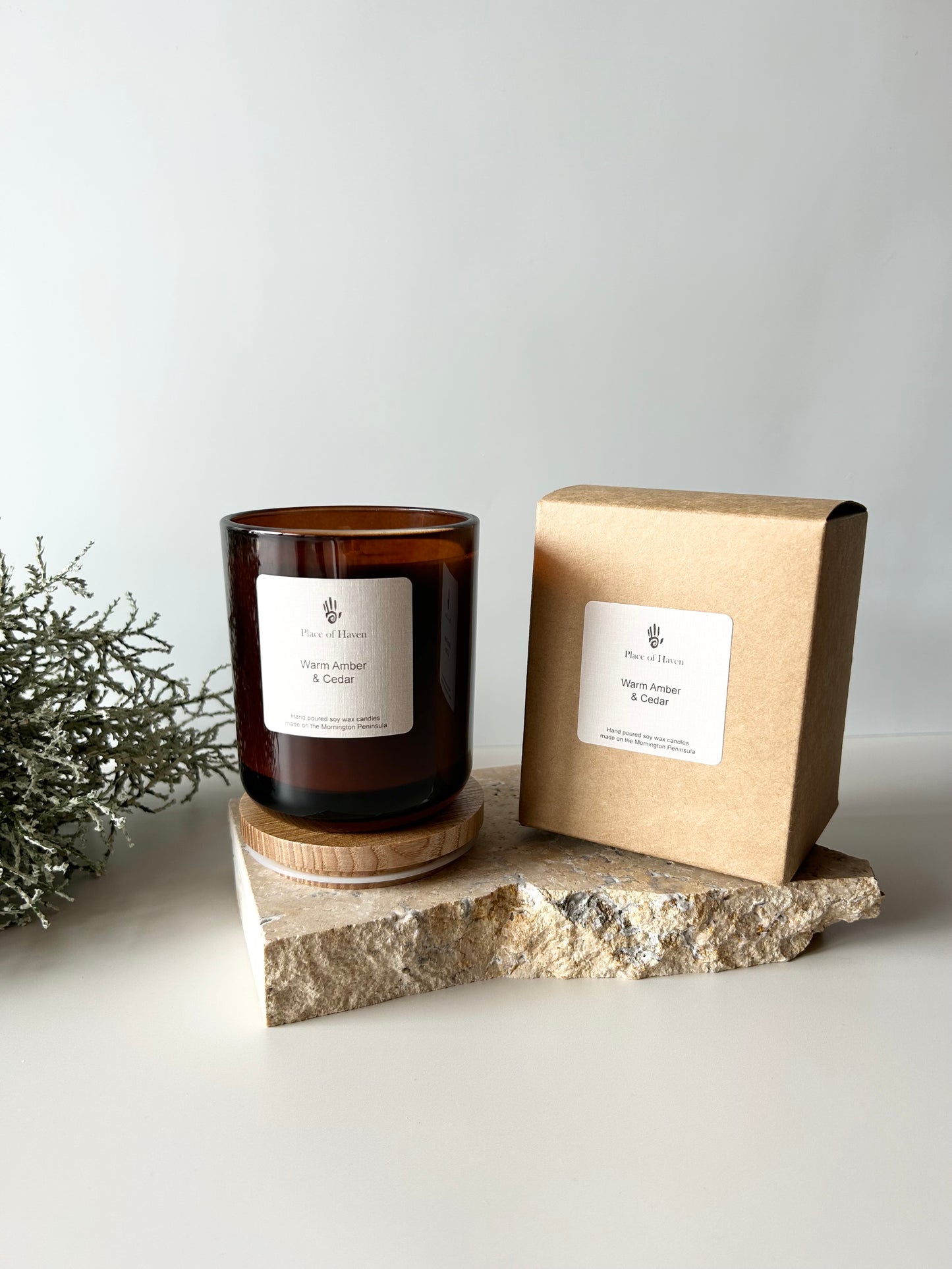 Warm Amber & Cedar